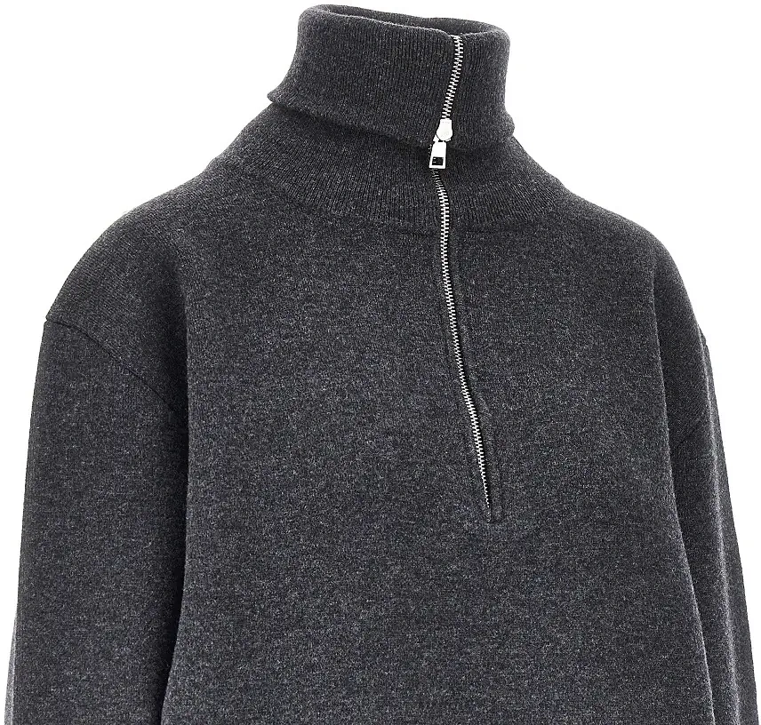 Pulover Wool and cashmere half-zip sweater - Img 2