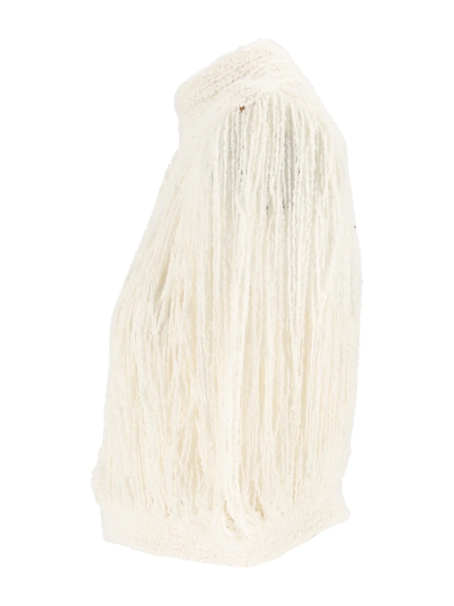 Pulovere BOUCLE' YARN FRINGED TOP - Img 2