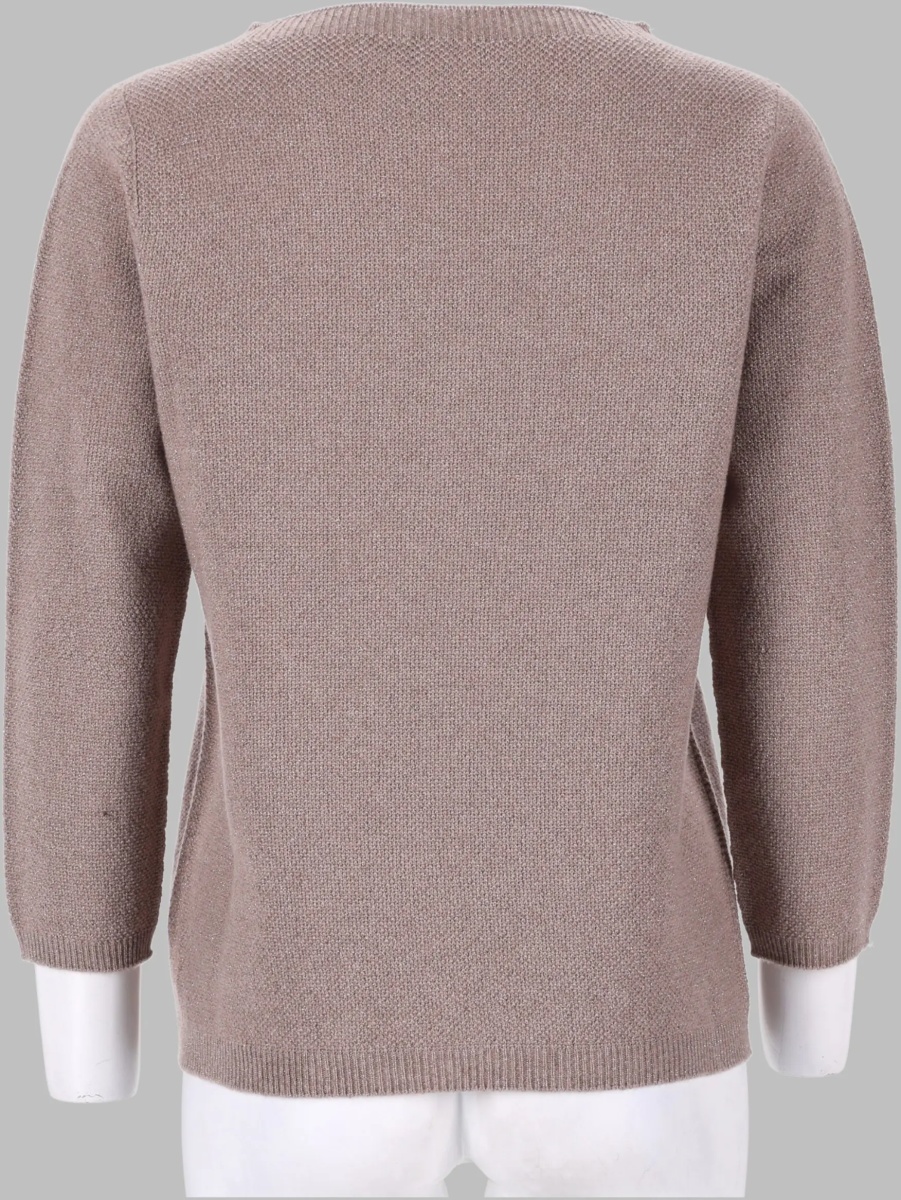 Pulovere Maglia In Platinum Con Lurex - Img 2