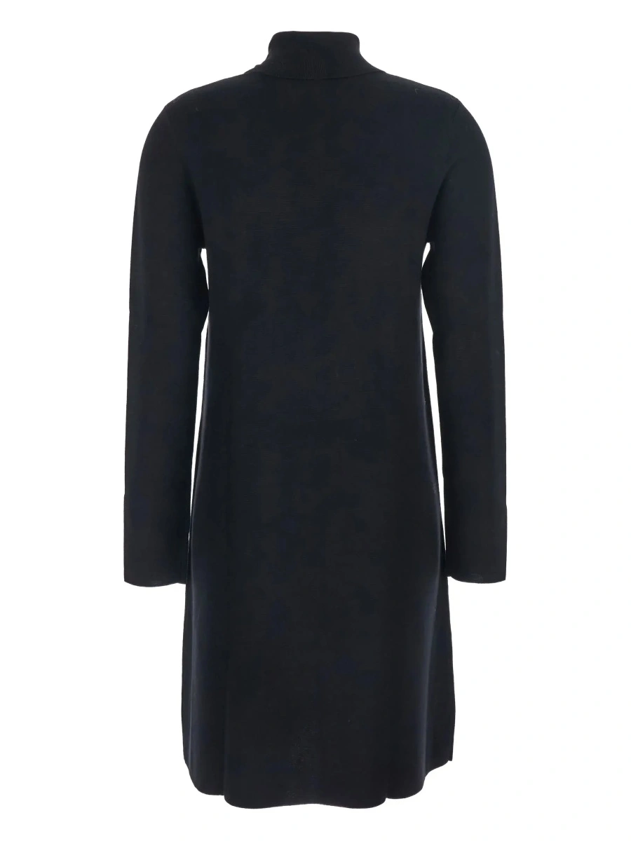 Rochie Allude neagra din lana - Img 4