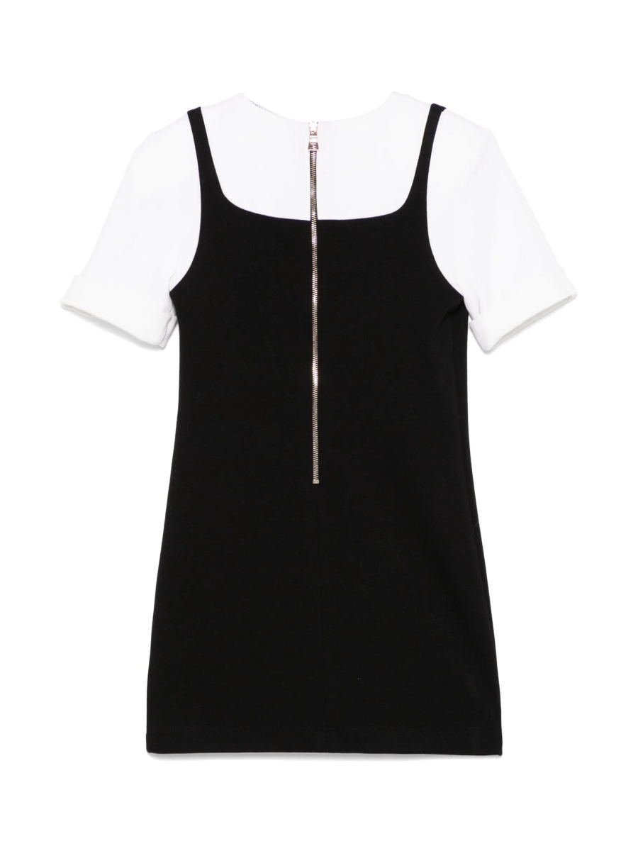 Rochie casual Balmain neagra din vascoza si elastan - Img 2