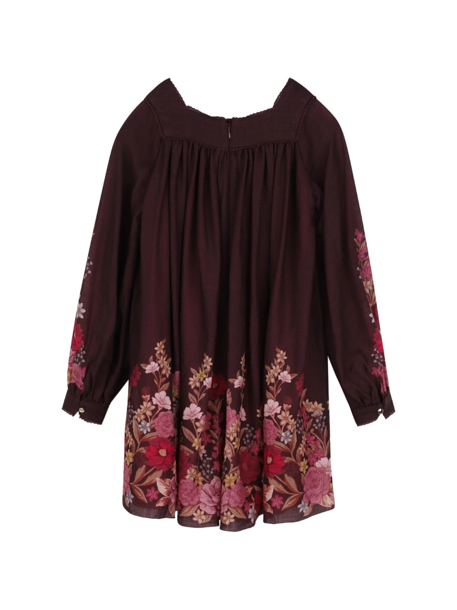 Rochie casual Chloe rosie din lana - Img 2