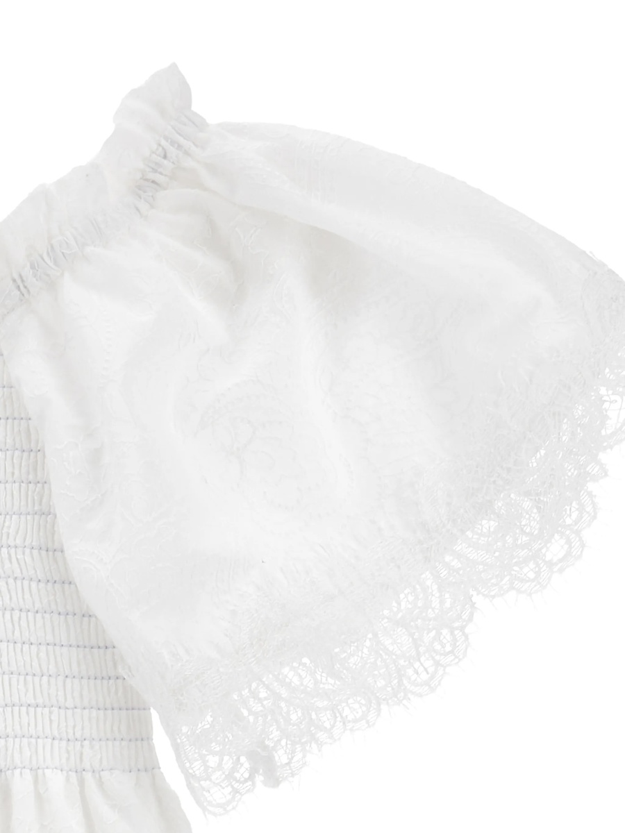 Rochie casual Ermanno Scervino Kids alba - Img 3