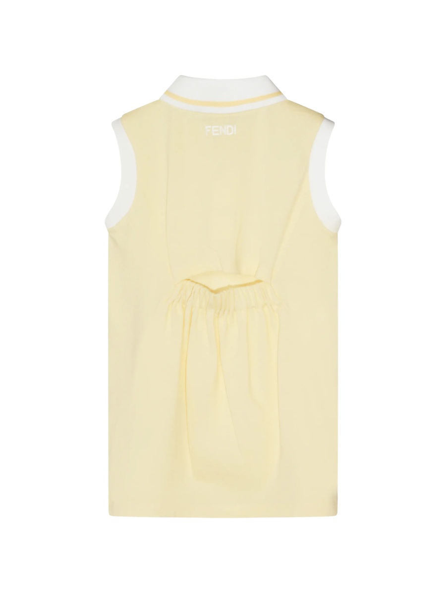 Rochie casual Fendi galbena - Img 2