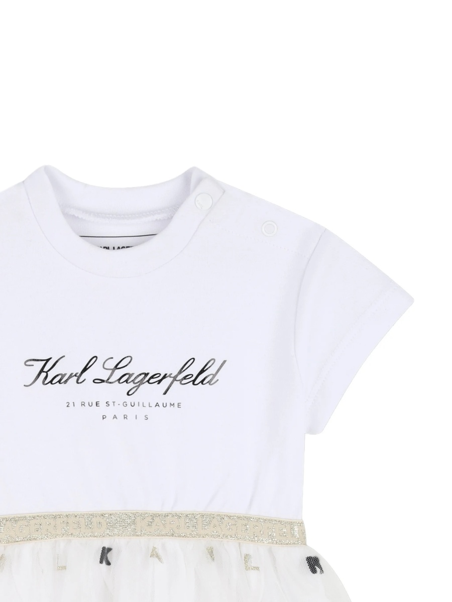 Rochie casual Karl Lagerfeld alba - Img 3