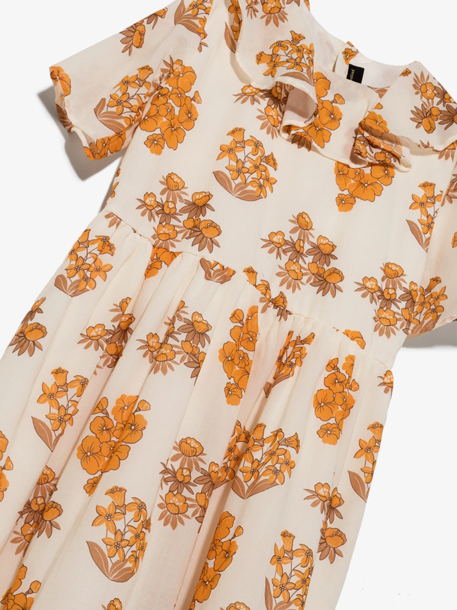 Rochie casual MINI RODINI neutra - Img 3