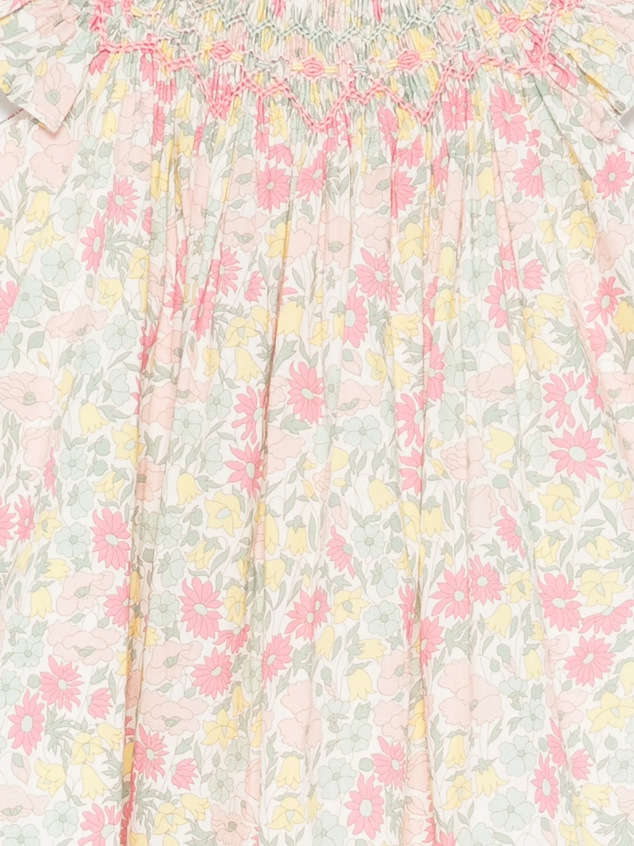 Rochie casual Tartine et Chocolat alba din bumbac - Img 3