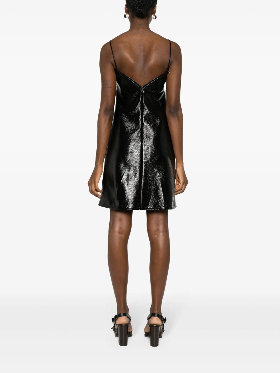 Rochie de ocazie COURRÈGES neagra din polyester si elastan - Img 4