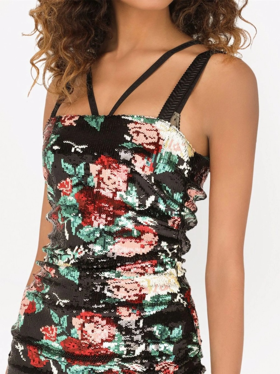 Rochie de ocazie Dolce &amp; Gabbana neagra din polyester - Img 5