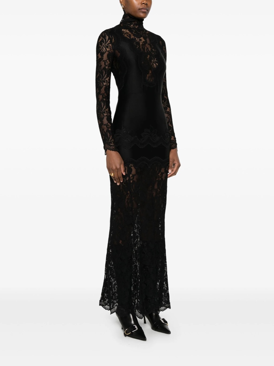 Rochie de ocazie RABANNE neagra - Img 3