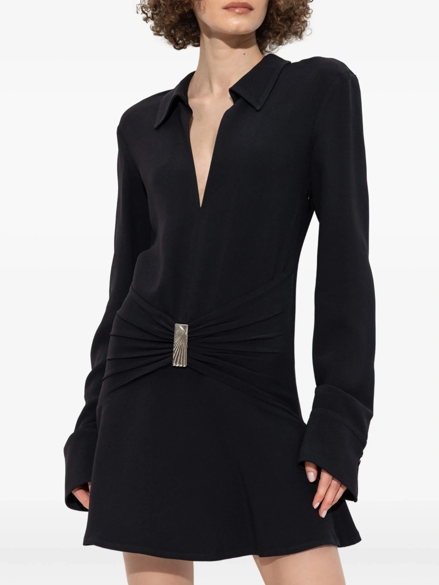 Rochie de ocazie THE ATTICO neagra - Img 3