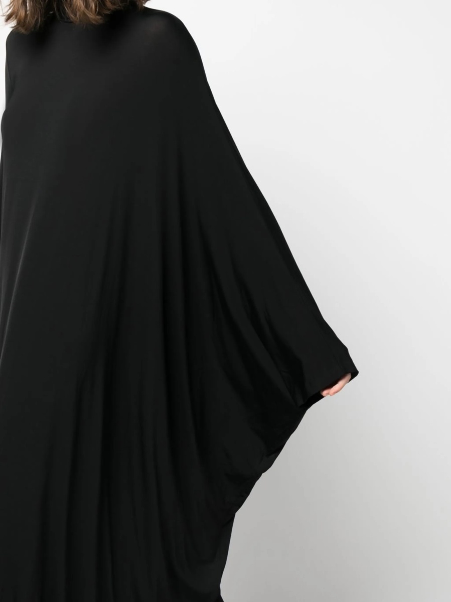 Rochie de seara Balenciaga neagra din vascoza - Img 5