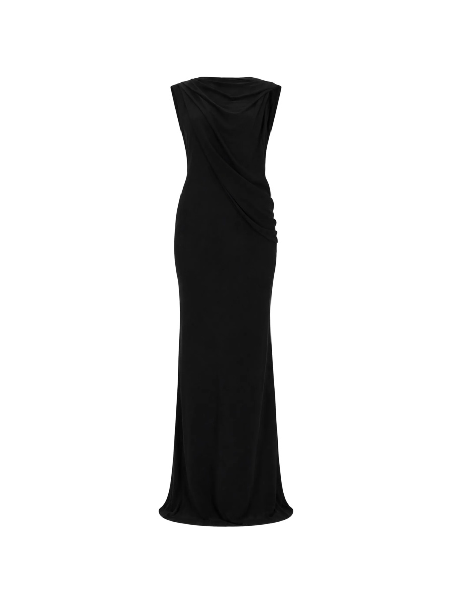 Rochie de seara Tom Ford neagra din vascoza - Img 2