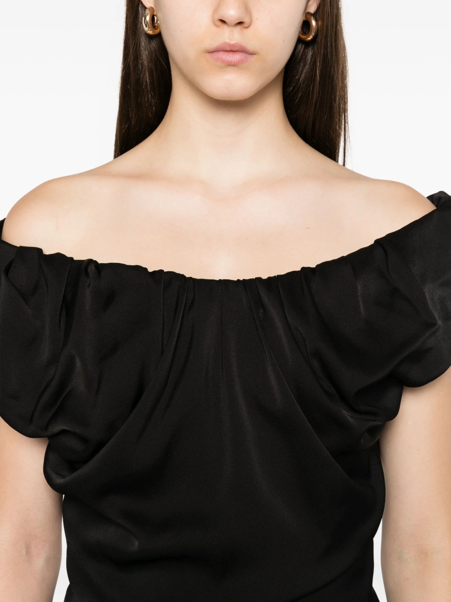 Rochie de seara Vivienne Westwood neagra din vascoza - Img 5