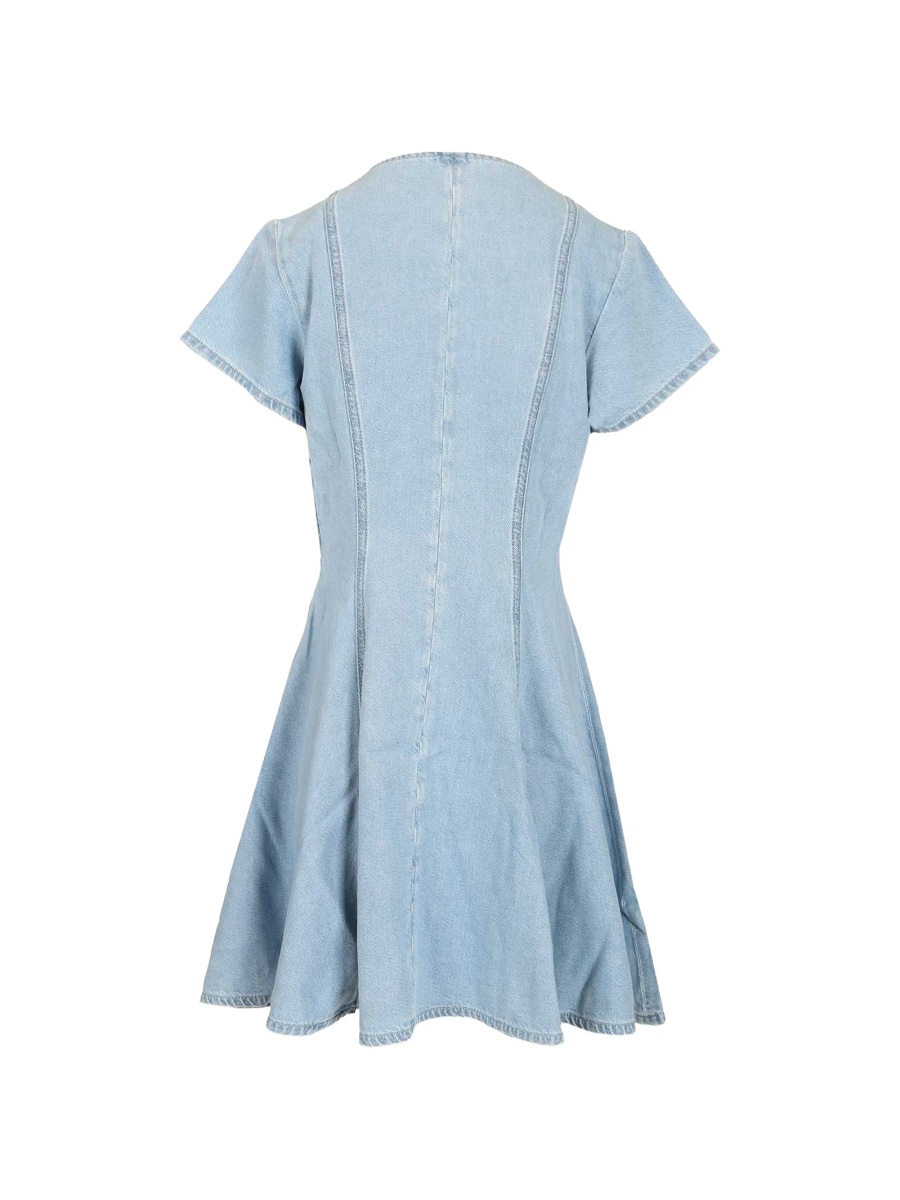 Rochie de zi 7 For All Mankind albastra - Img 2