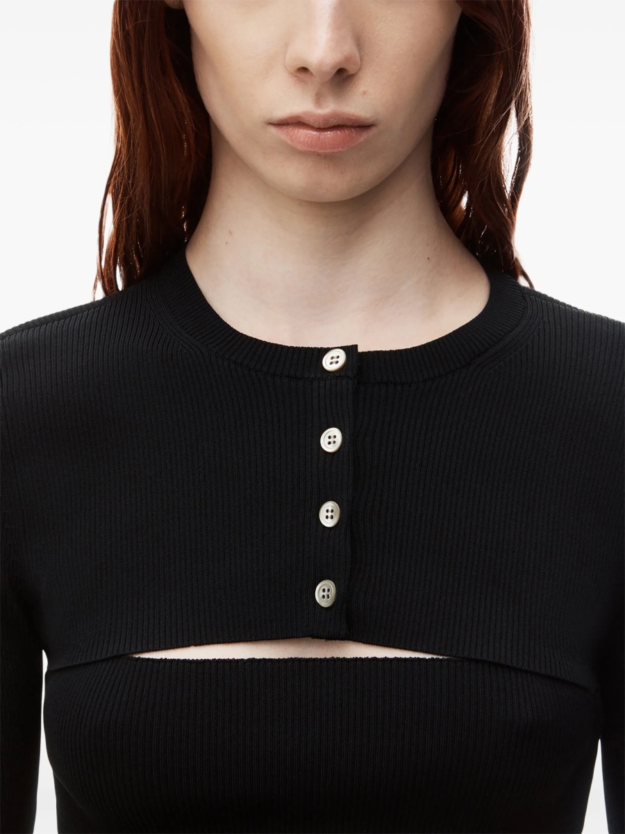 Rochie de zi Alexander Wang neagra - Img 5