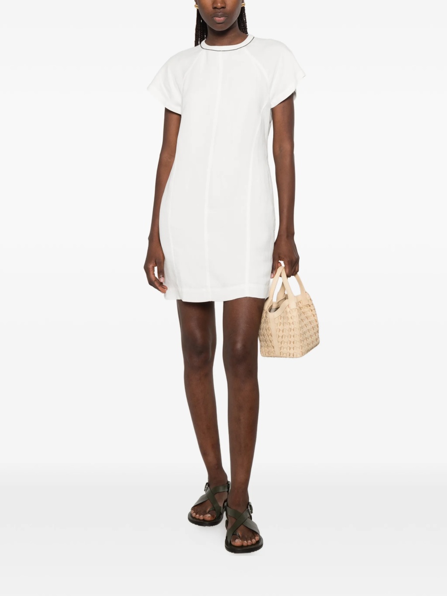 Rochie de zi Brunello Cucinelli alba - Img 2