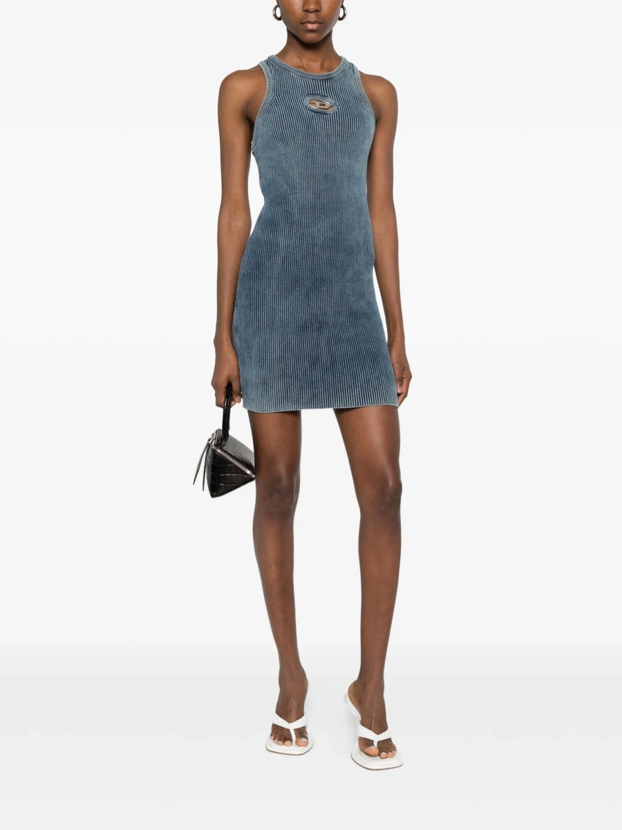 Rochie de zi Diesel albastra - Img 2