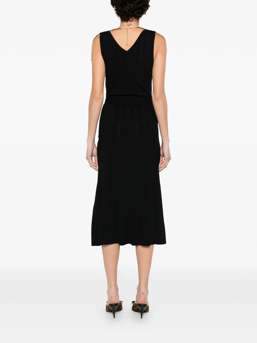 Rochie de zi Elisabetta Franchi neagra - Img 4
