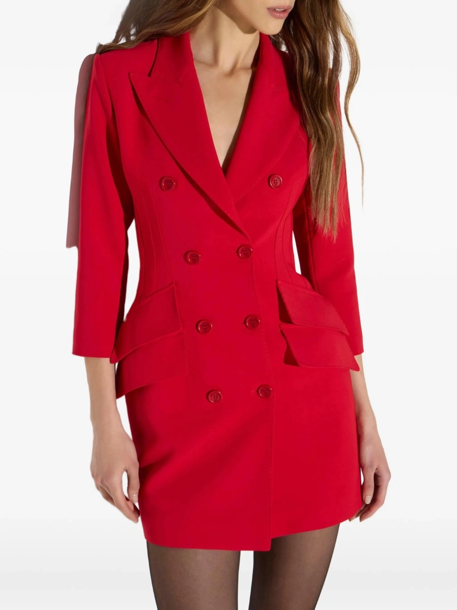 Rochie de zi Elisabetta Franchi rosie - Img 4