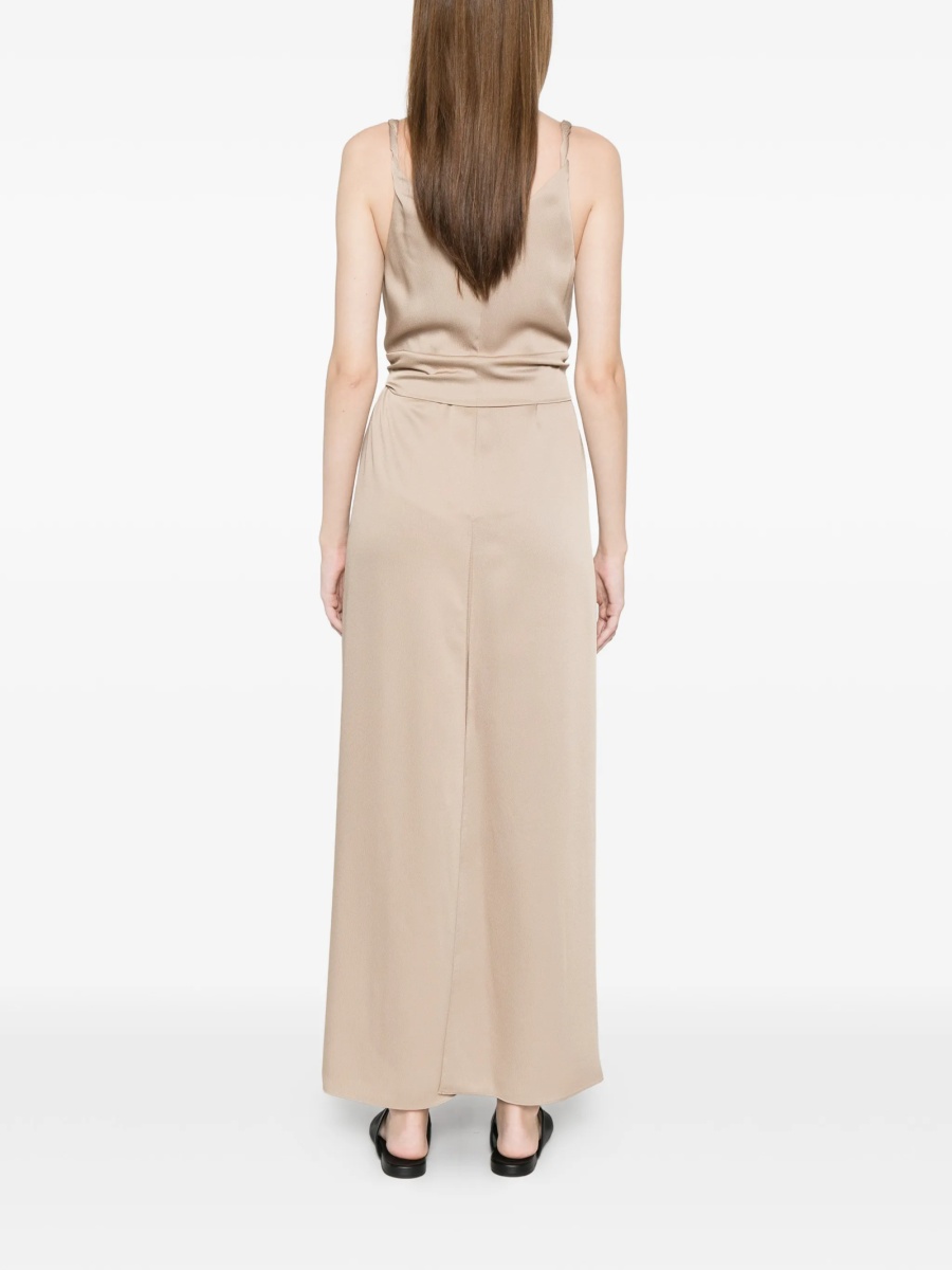 Rochie de zi Emporio Armani neutra din polyester - Img 4