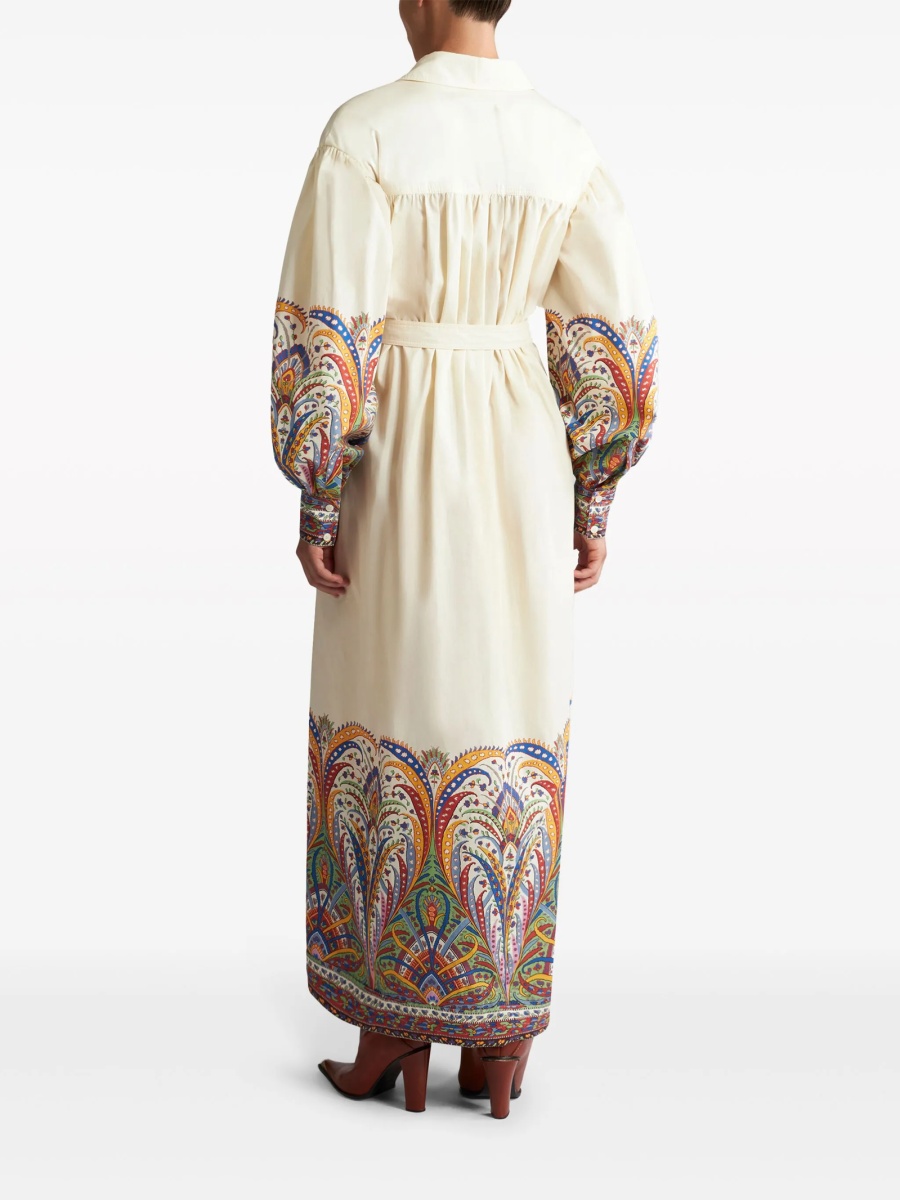 Rochie de zi ETRO alba - Img 3