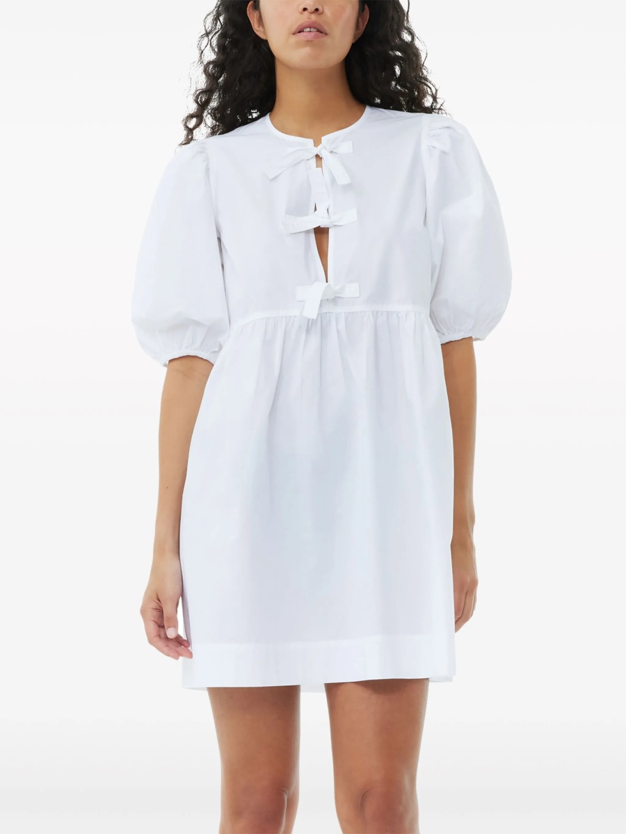 Rochie de zi Ganni alba - Img 5