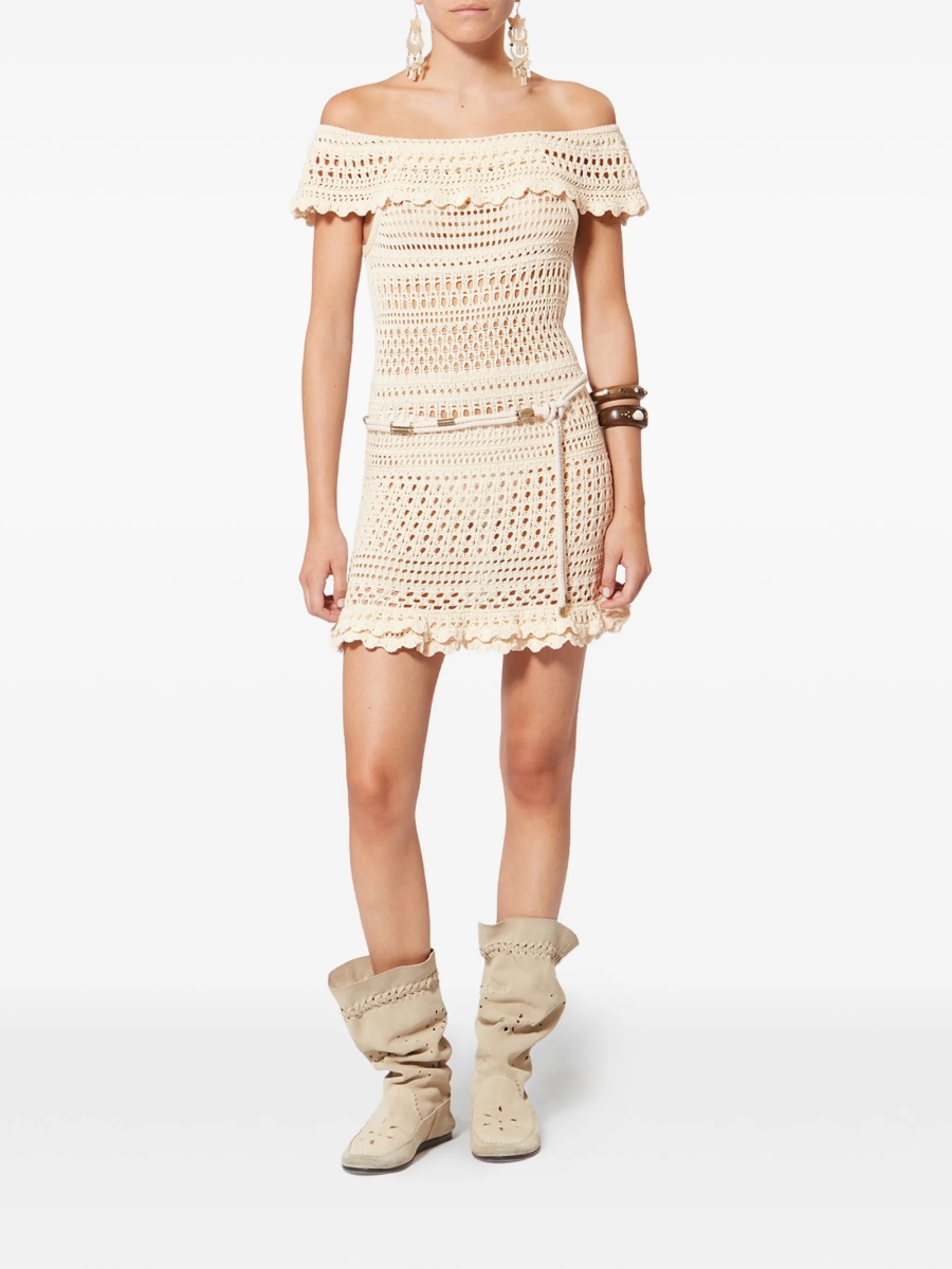 Rochie de zi ISABEL MARANT ETOILE neutra - Img 2