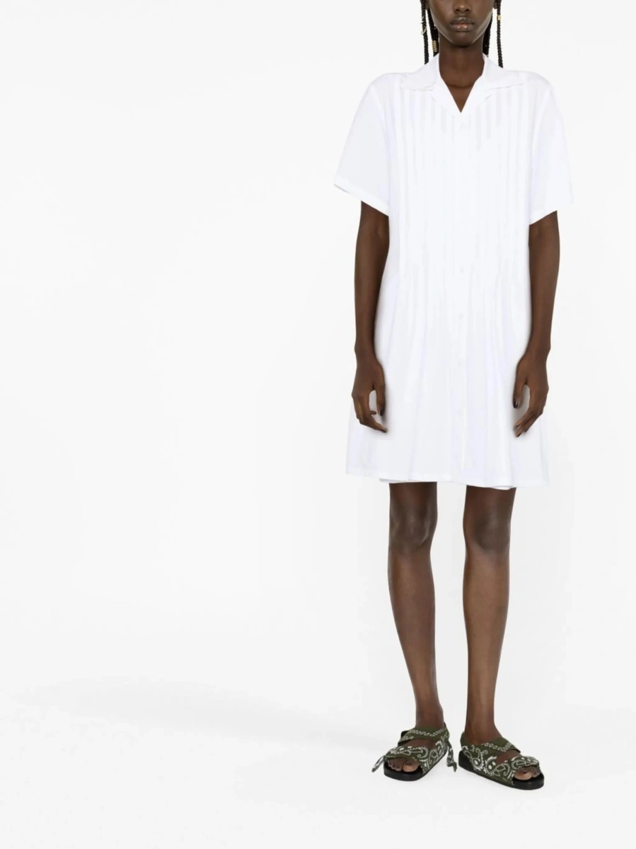 Rochie de zi Kenzo alba din bumbac - Img 2