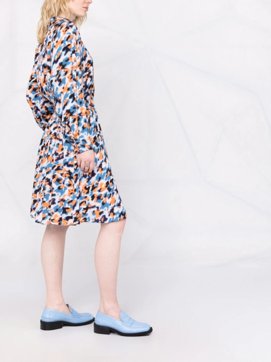 Rochie de zi Kenzo albastra - Img 4