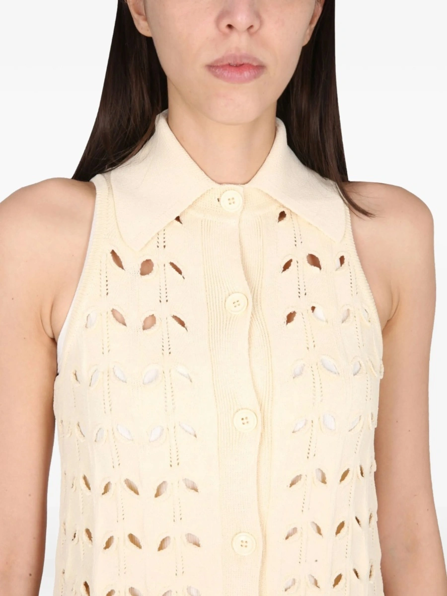 Rochie de zi Max Mara neutra - Img 4