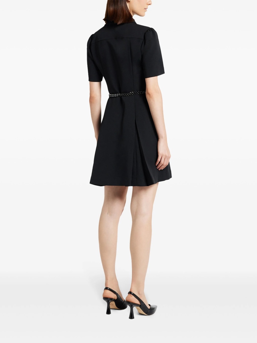 Rochie de zi Michael Kors neagra din elastan si polyester - Img 3