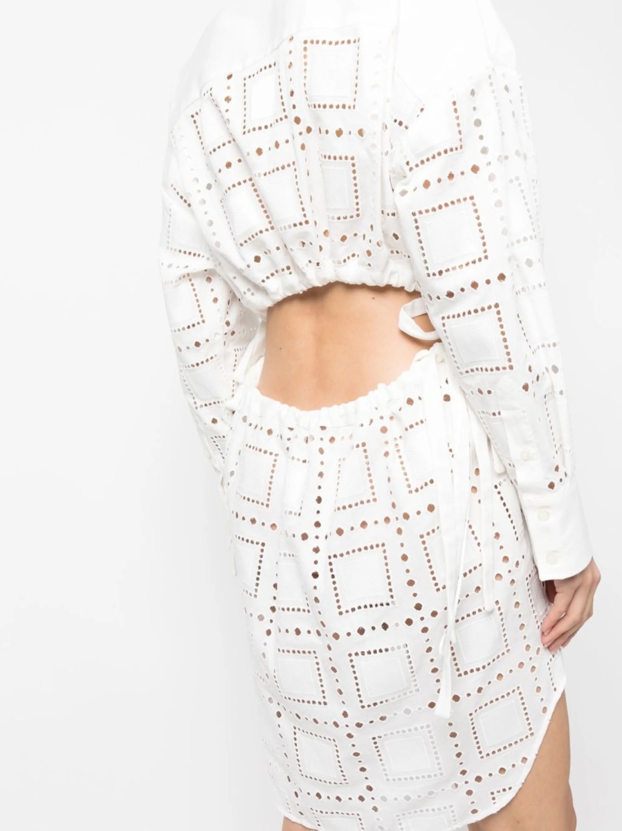 Rochie de zi MSGM alba - Img 5