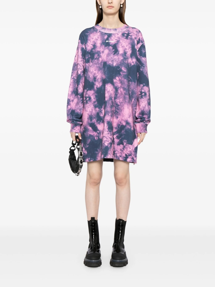 Rochie de zi Off-White roz - Img 2