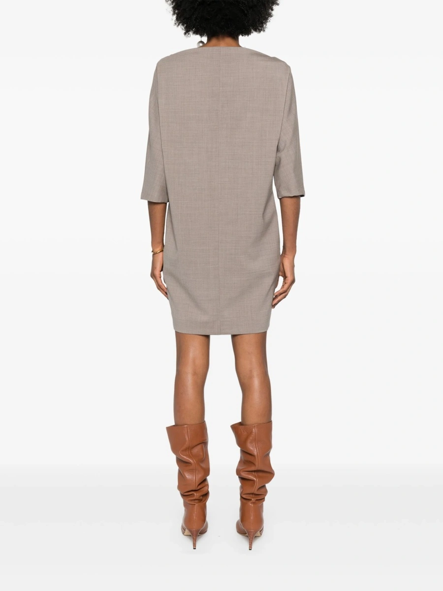 Rochie de zi P.A.R.O.S.H. neutra - Img 4