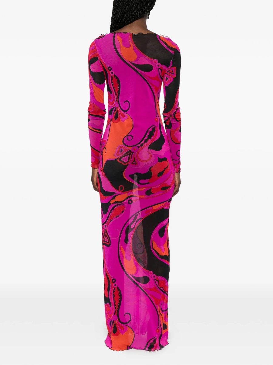 Rochie de zi PUCCI roz - Img 4