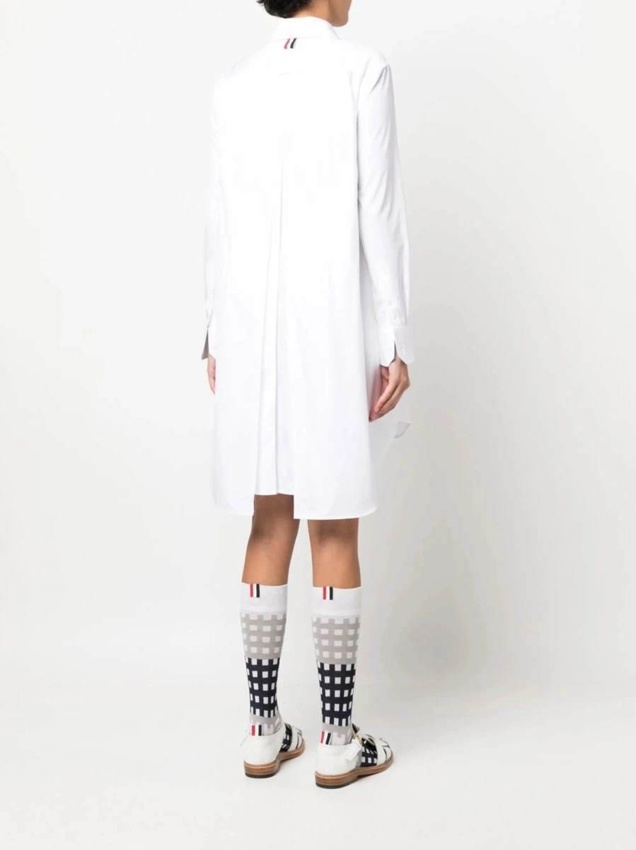 Rochie de zi Thom Browne alba - Img 4