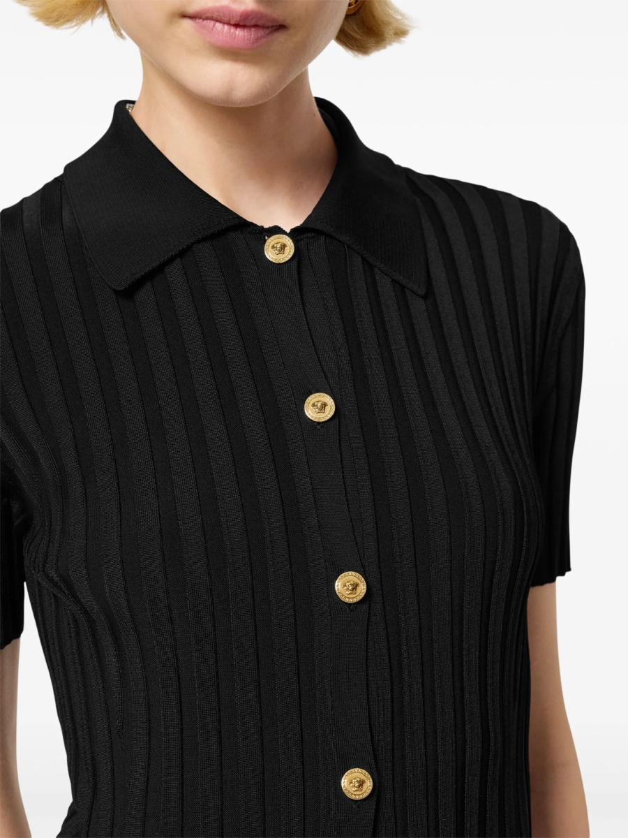 Rochie de zi Versace neagra - Img 5