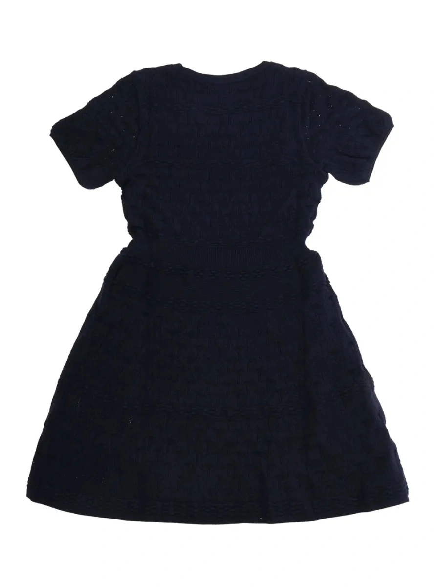 Rochie EMPORIO ARMANI KIDS albastra din lana - Img 2