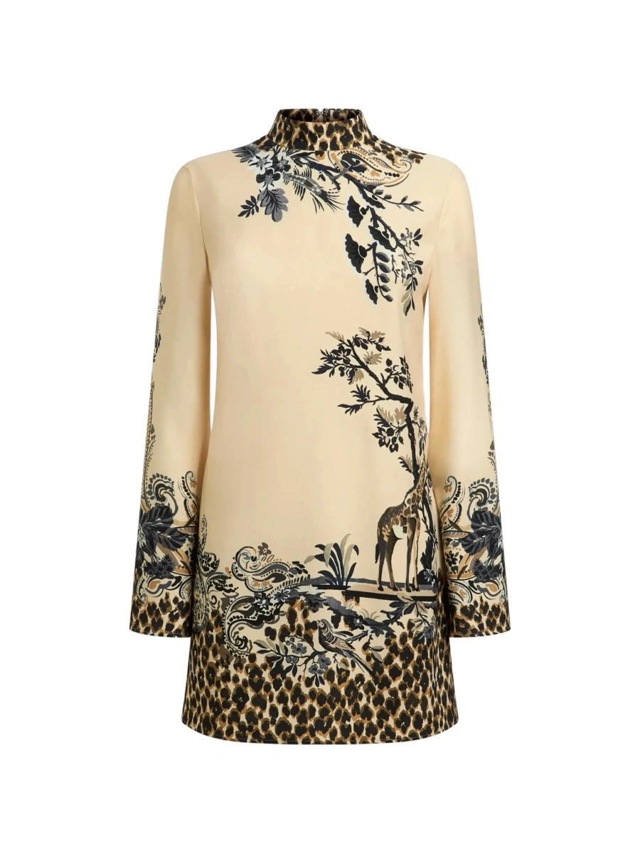 Rochie ETRO multicolora din bumbac - Img 7