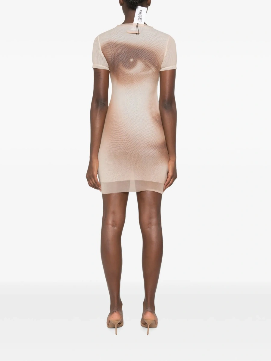 Rochie Jean Paul Gaultier bej - Img 6
