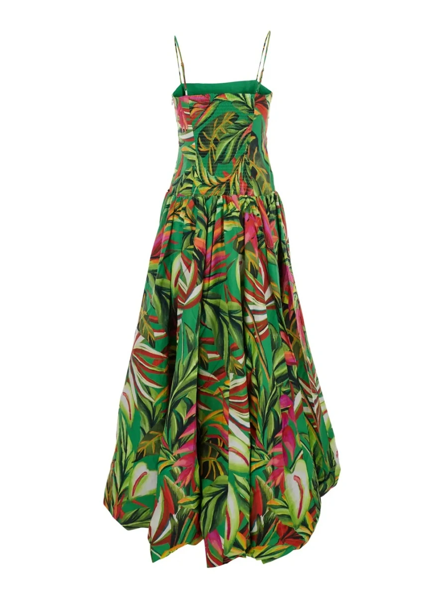 Rochie lunga FARM RIO multicolor din bumbac 'Tropical Dream' - Img 2