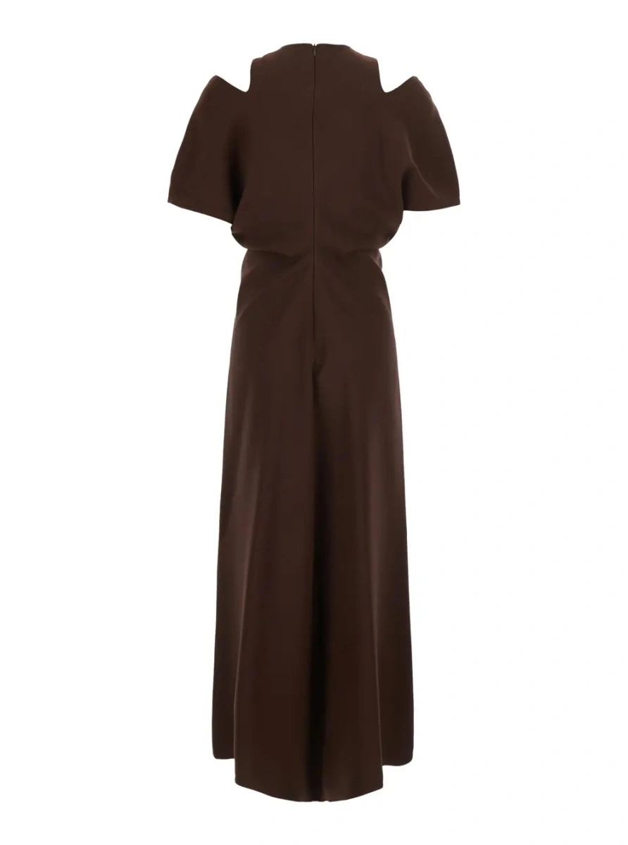 Rochie lunga FEDERICA TOSI maro - Img 2