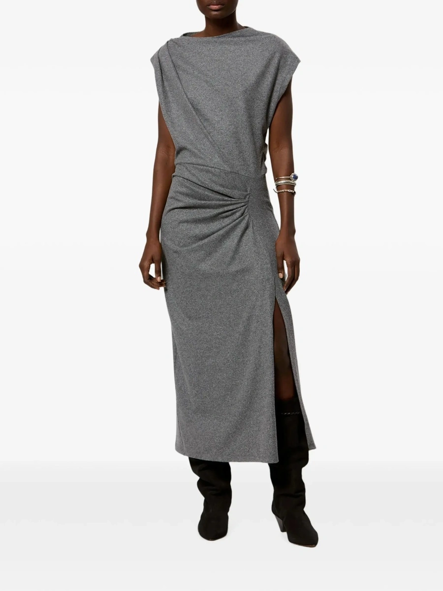 Rochie lunga Isabel Marant gri - Img 4