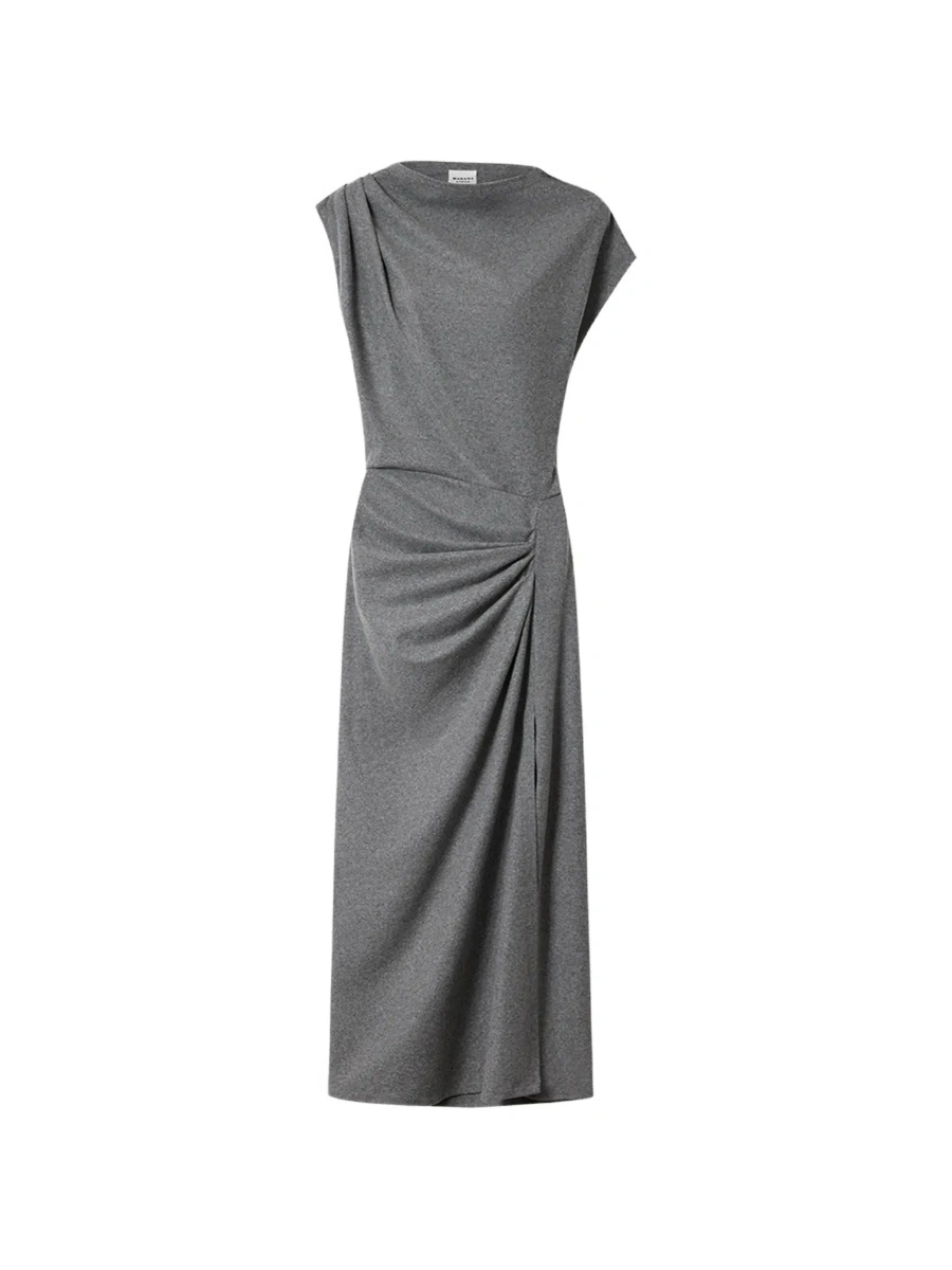 Rochie lunga Isabel Marant gri - Img 6