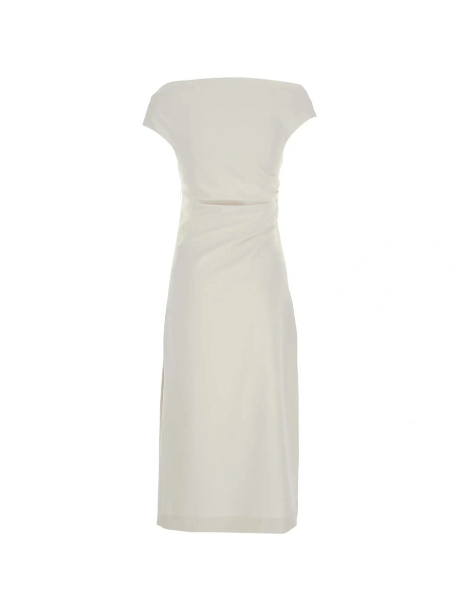 Rochie lunga P.A.R.O.S.H. alba - Img 4