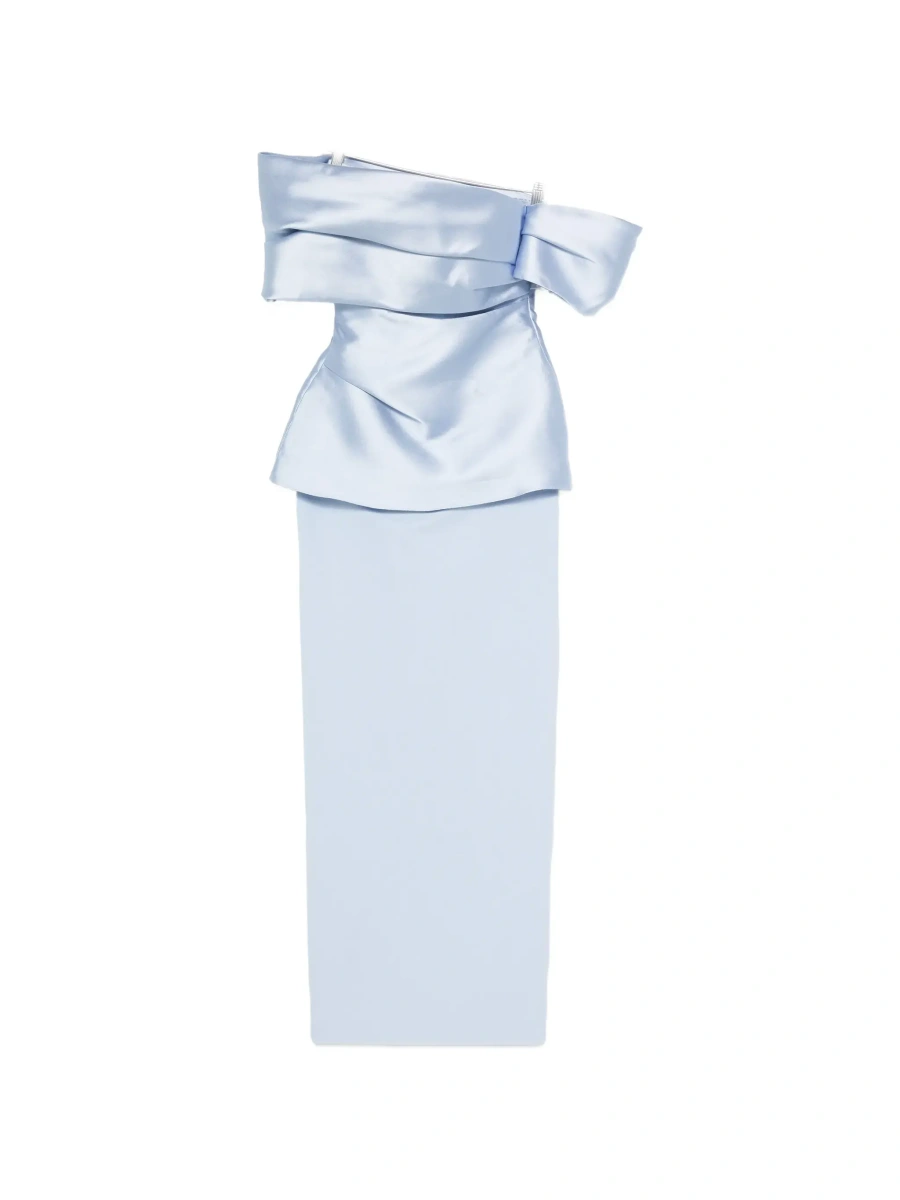 Rochie lunga SOLACE LONDON albastra 'Lucine' - Img 8