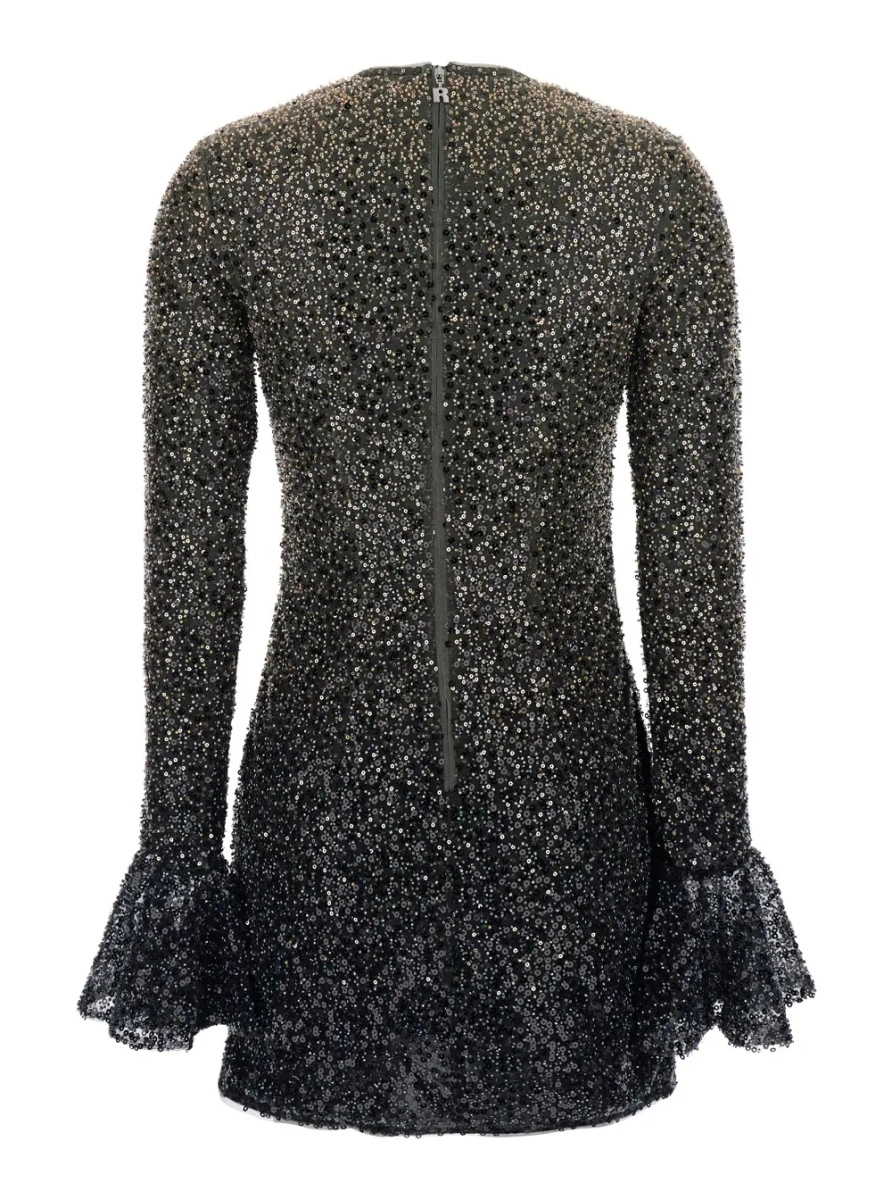 Rochie ROTATE Birger Christensen gri - Img 2