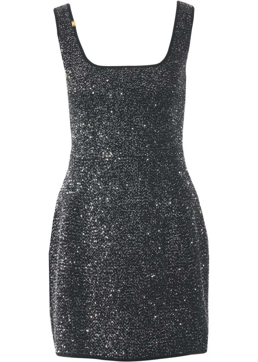 Rochie scurta Elisabetta Franchi neagra - Img 2