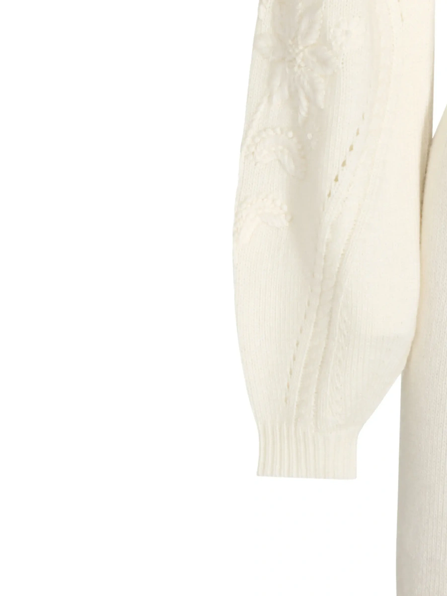 Rochie TWINSET alba din lana - Img 6